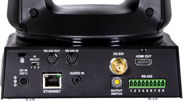 Marshall Electronics CV630-IP Broadcast Pro AV UHD 4K IP PTZ Camera (Black)