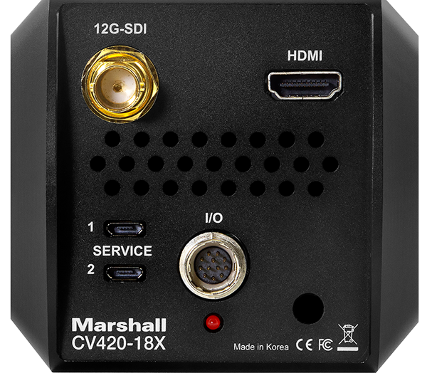 Marshall Electronics CV420-18X Compact 4K60 SDI/HDMI Camera with 18x Optical Zoom